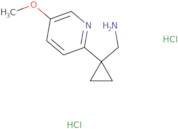 [1-(5-Methoxypyridin-2-yl)cyclopropyl]methanamine dihydrochloride