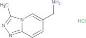 3-Methyl-[1,2,4]triazolo[4,3-a]pyridin-6-yl-methanamine hydrochloride