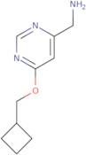 [6-(Cyclobutylmethoxy)pyrimidin-4-yl]methanamine