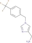 (1-(4-(Trifluoromethyl)benzyl)-1H-imidazol-4-yl)methanamine