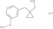 (1-(3-Methoxybenzyl)cyclopropyl)methanamine hydrochloride