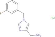 [1-(3-Fluorobenzyl)-1H-imidazol-4-yl]methanamine hydrochloride