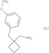 (1-(3-Methoxybenzyl)cyclobutyl)methanamine hydrochloride