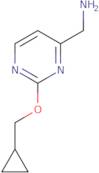 [2-(Cyclopropylmethoxy)pyrimidin-4-yl]methanamine