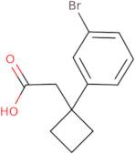 2-[1-(3-Bromophenyl)cyclobutyl]acetic acid