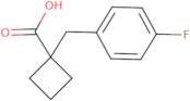 1-(4-Fluorobenzyl)cyclobutanecarboxylic acid