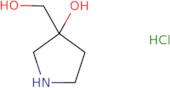 3-(Hydroxymethyl)pyrrolidin-3-ol hydrochloride