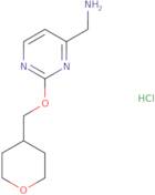 [2-(Oxan-4-ylmethoxy)pyrimidin-4-yl]methanamine hydrochloride