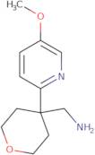 [4-(5-Methoxypyridin-2-yl)oxan-4-yl]methanamine