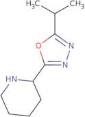 2-[5-(Propan-2-yl)-1,3,4-oxadiazol-2-yl]piperidine