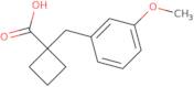 1-(3-Methoxybenzyl)cyclobutanecarboxylic acid