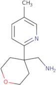 [4-(5-Methylpyridin-2-yl)oxan-4-yl]methanamine