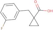 1-[(3-Fluorophenyl)methyl]cyclopropane-1-carboxylic acid