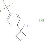 1-[4-(Trifluoromethyl)phenyl]cyclobutan-1-amine hydrochloride