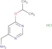 (6-Isopropoxypyrimidin-4-yl)methanamine hydrochloride