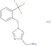 (1-(2-(Trifluoromethyl)benzyl)-1H-imidazol-4-yl)methanamine hydrochloride