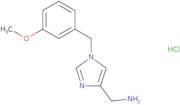 [1-(3-Methoxybenzyl)-1H-imidazol-4-yl]methanamine hydrochloride