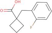 1-(2-Fluorobenzyl)cyclobutanecarboxylic acid