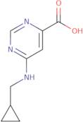 6-[(Cyclopropylmethyl)amino]pyrimidine-4-carboxylic acid