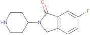 6-Fluoro-2-(piperidin-4-yl)isoindolin-1-one