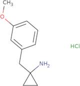 1-[(3-Methoxyphenyl)methyl]cyclopropan-1-amine hydrochloride