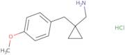 (1-(4-Methoxybenzyl)cyclopropyl)methanamine hydrochloride