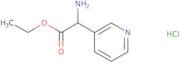 Ethyl 2-amino-2-(pyridin-3-yl)acetate hydrochloride