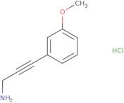 3-(3-Methoxyphenyl)prop-2-yn-1-amine hydrochloride