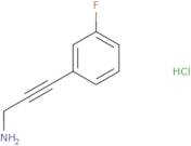 3-(3-Fluorophenyl)prop-2-yn-1-amine hydrochloride