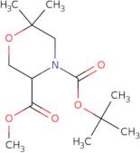 Methyl (S)-4-Boc-6,6-dimethyl-morpholine-3-carboxylate