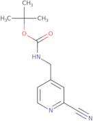 4-[(tert-Butoxycarbonylamino)methyl]-2-cyanopyridine