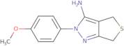 2-(4-Methoxy-phenyl)-2,6-dihydro-4H-thieno[3,4-c]pyrazol-3-ylamine