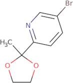 5-Bromo-2-(2-methyl-1,3-dioxolan-2-yl)pyridine