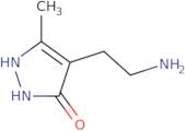 4-(2-Aminoethyl)-5-methyl-1H-pyrazol-3(2H)-one