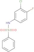 N-(3-Chloro-4-fluorophenyl)benzenesulfonamide