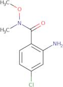 2-Amino-4-chloro-N-methoxy-N-methyl-benzamide