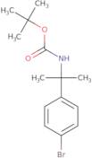 tert-Butyl 2-(4-bromophenyl)propan-2-ylcarbamate