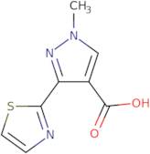 1-Methyl-3-(1,3-thiazol-2-yl)-1H-pyrazole-4-carboxylic acid