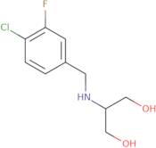 2-{[(4-Chloro-3-fluorophenyl)methyl]amino}propane-1,3-diol