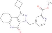 Methyl 4-((1-cyclobutyl-4-oxo-4,5,6,7,8,9-hexahydro-3H-pyrazolo[3,4-c]quinolin-3-yl)methyl)picol...