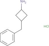 3-benzylcyclobutanamine hcl