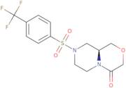 (R)-8-((4-(Trifluoromethyl)phenyl)sulfonyl)hexahydropyrazino[2,1-C][1,4]oxazin-4(3H)-one