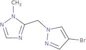 5-[(4-Bromo-1H-pyrazol-1-yl)methyl]-1-methyl-1H-1,2,4-triazole