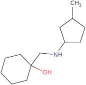 1-{[(3-Methylcyclopentyl)amino]methyl}cyclohexan-1-ol