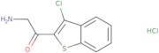 2-Amino-1-(3-chloro-1-benzothiophen-2-yl)ethan-1-one hydrochloride