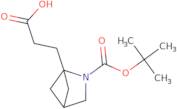 3-{2-[(tert-Butoxy)carbonyl]-2-azabicyclo[2.1.1]hexan-1-yl}propanoic acid