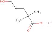 5-hydroxy-2,2-dimethylpentanoate lithium