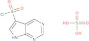 7H-Pyrrolo[2,3-d]pyrimidine-5-sulfonyl chloride sulfate