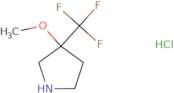 3-Methoxy-3-(trifluoromethyl)pyrrolidine hydrochloride