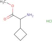 Methyl 2-amino-2-cyclobutylacetate hydrochloride